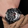 Luxury Sports Quartz Clocks Men Military Waterproof Silicone Strap Watches Chronograph Date Wristwatches