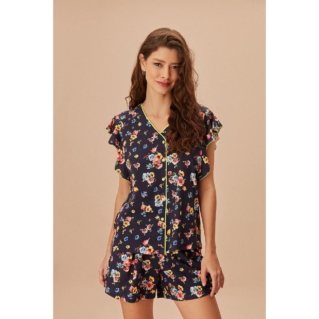 Ella Masculine Shorts Set