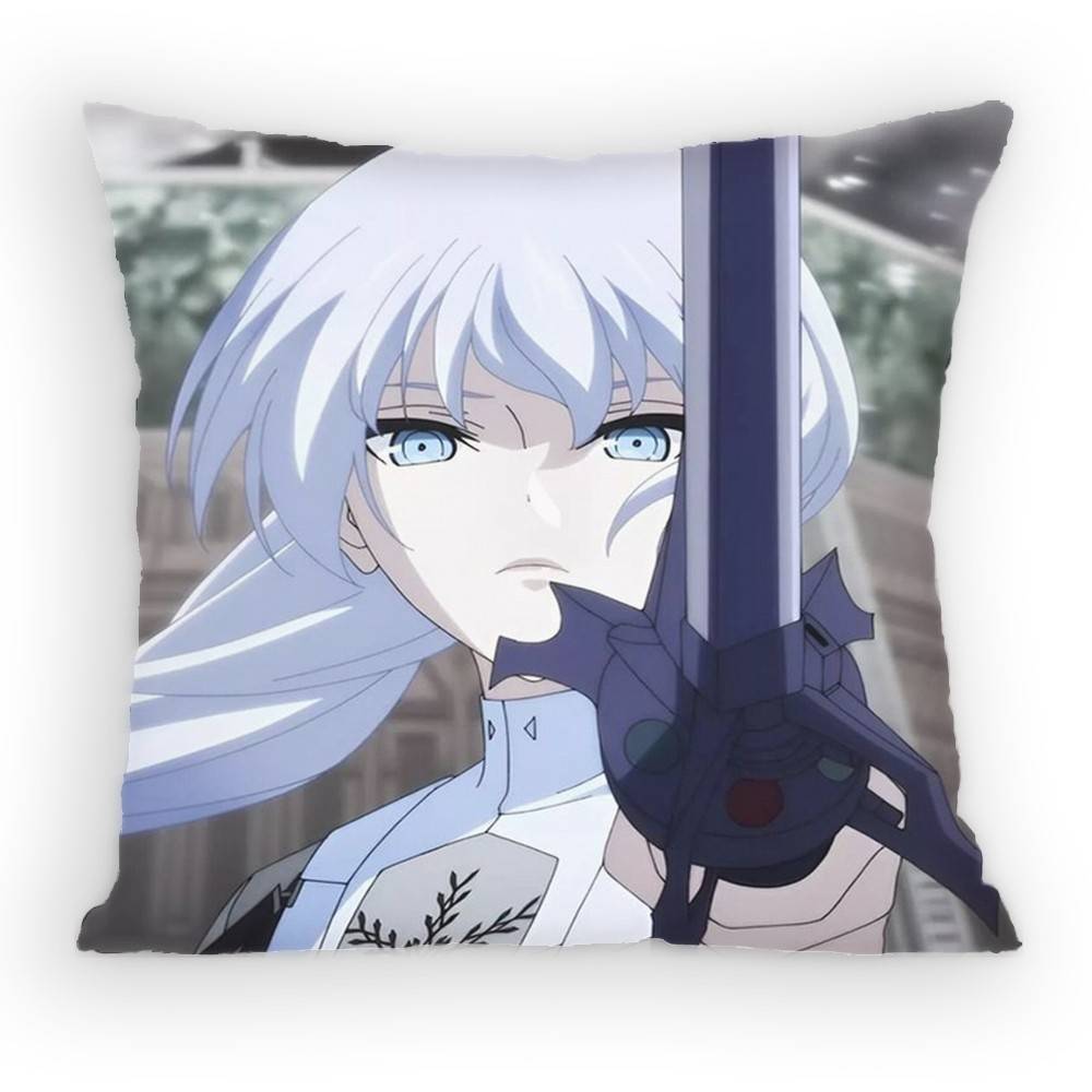 RWBY ICE Queendom Weiss Schnee Pillow Case Sofa Living Room for Bedroom car Headboard Backrest Cushion Square Cushion Nap Time