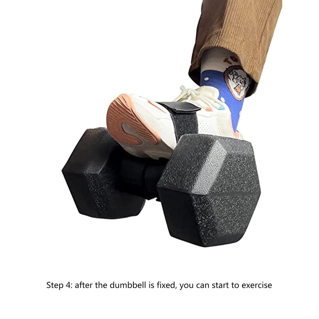 2 Pcs Adjustable Foot Weight Ankle Straps Weight Lifting Foot Bands Working Out Dumbbell Attachment for Home & Gym