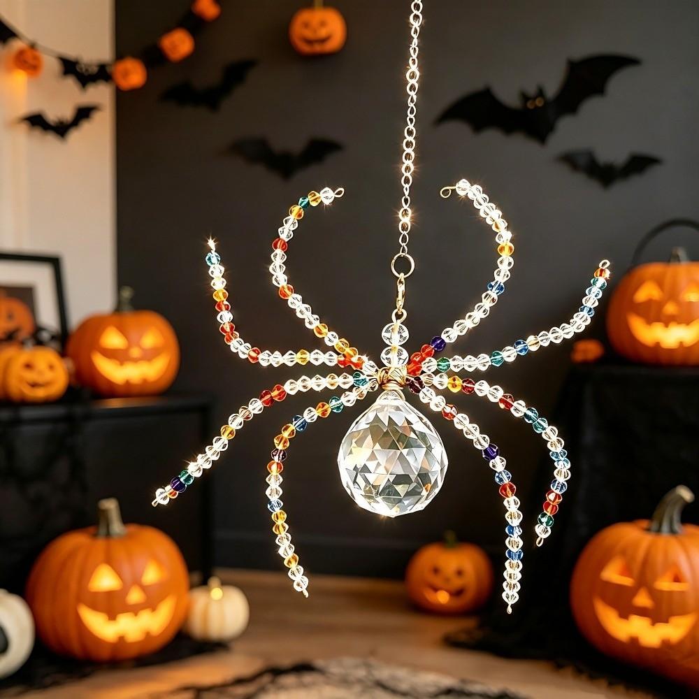 Hanging Loop Spider Hanging Ornament Halloween Spider Decoration Haunted House