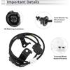 Rear Right ABS Wheel Speed Sensor for Toyota Yaris 2007-2009, for Scion XD 2008-2009 ABS Sensor Anti-lock Braking System Sensor No.8951652090 1 Pcs