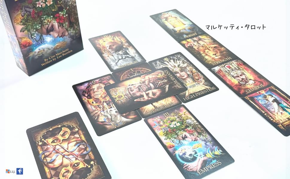 И.И.Й. Карты Таро Маркетти Издание Уэйта 78 карт Таро, Гадание на Таро, с японскими инструкциями, Оригинальные