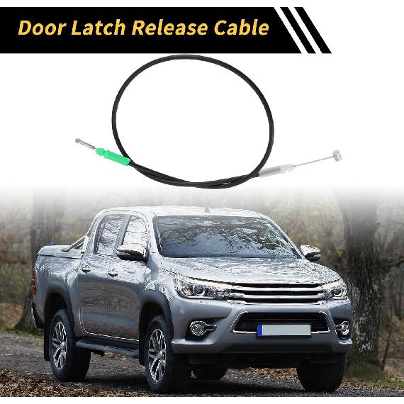 1 Pc Door Latch Release Cable for Toyota Tundra 2000-2006 Inside Door Handle Latch Cable Door Lock Cable No.697100C010 Black
