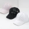 Lightweight Summer Baseball Cap Flower Embroidery Outdoor Sun Hat  Female Fashion