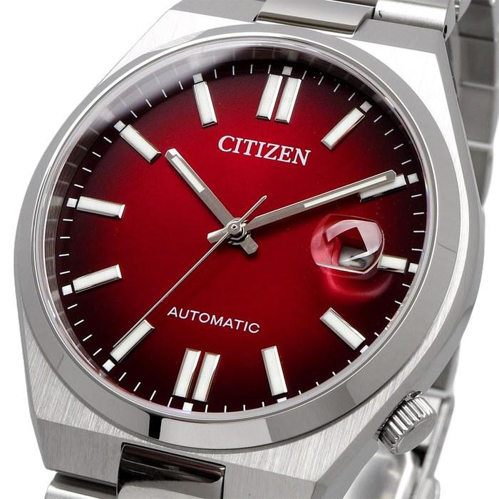 Citizen Автоматические мужские часы TSUYOSA NJ0150-56W Бордовый градиент Серебристый