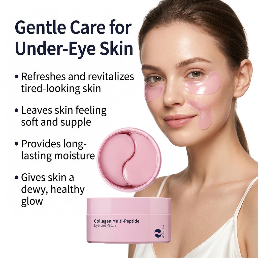 Bestselling Crystal Gel Eye Patches Fade Dark Circles Reduce Puffiness & Fine Lines Brighten Under-Eye Skin