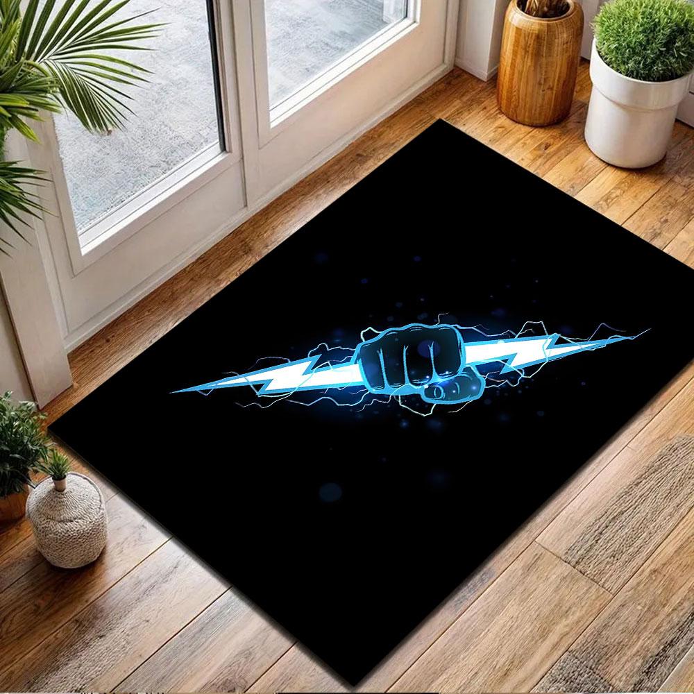 Electric Fist Power Patterned carpet, non slip mat suitable for living room and bedroom sofas
