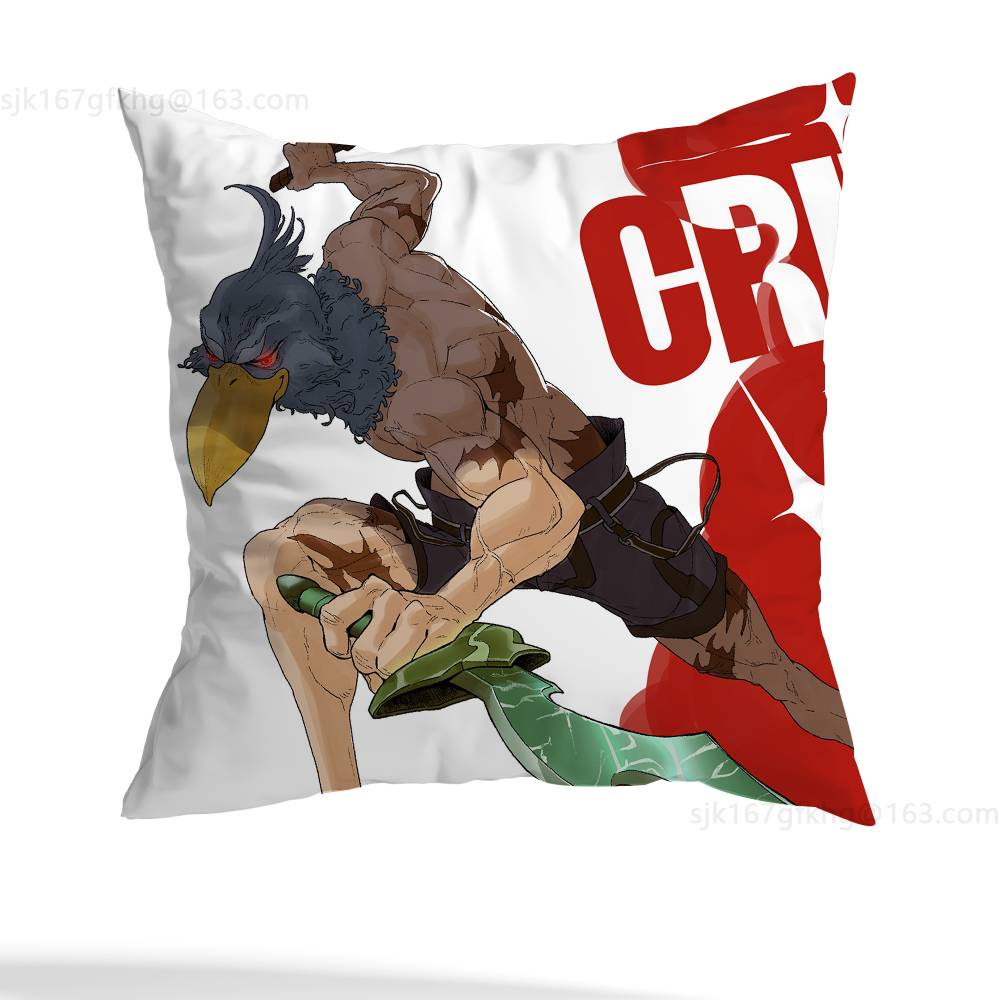 Наволочка для подушки из аниме Shangri-La Frontier, противопылевая, с невидимой молнией, из шелковистого короткого плюша, чехол для диванной подушки