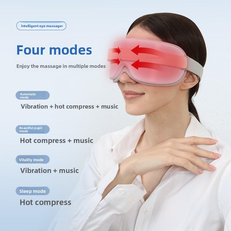 Массажер для глаз Горячий компресс Маска для глаз Массажер Bluetooth Устройство для ухода за глазами Защита глаз для детей