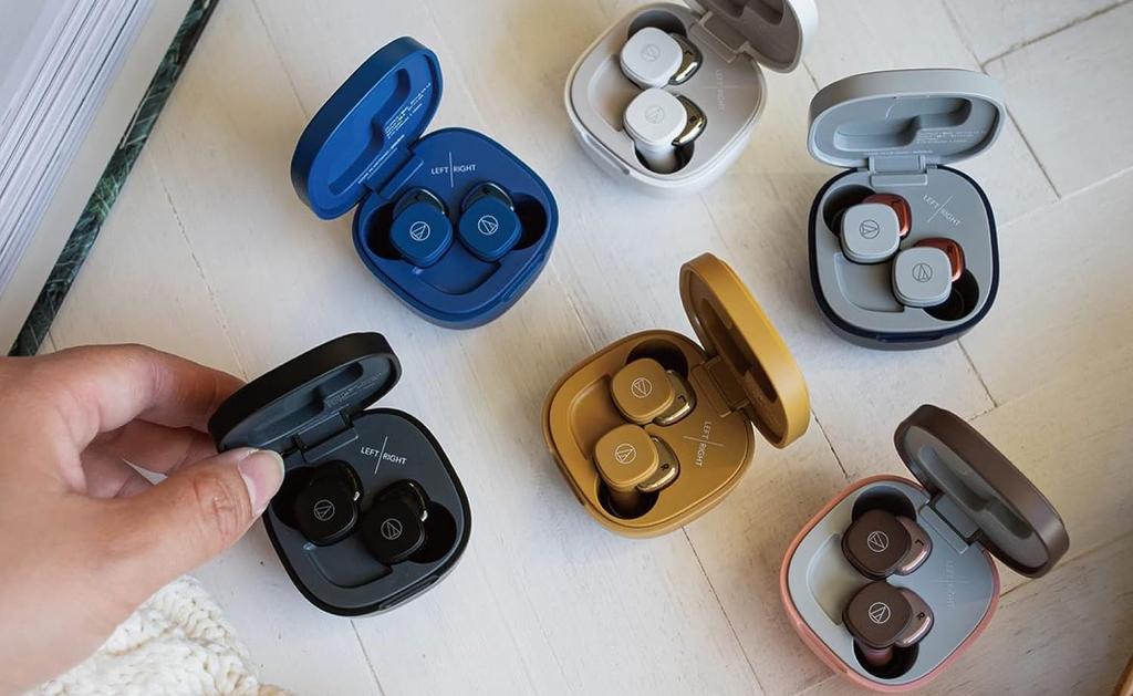 Полностью беспроводные наушники Bluetooth Быстрая зарядка Водонепроницаемость IPX4 До часов воспроизведения Низкая задержка Поддержка быстрого сопряжения Синий BL Audio-Technica ATH-SQ1TW