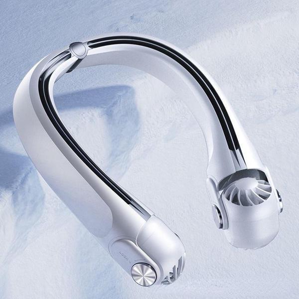 1800/2400 мАч Мини-безлистные вентиляторы с большой шеей Турбина Большой ветер USB-зарядка Складной портативный регулируемый подвесной