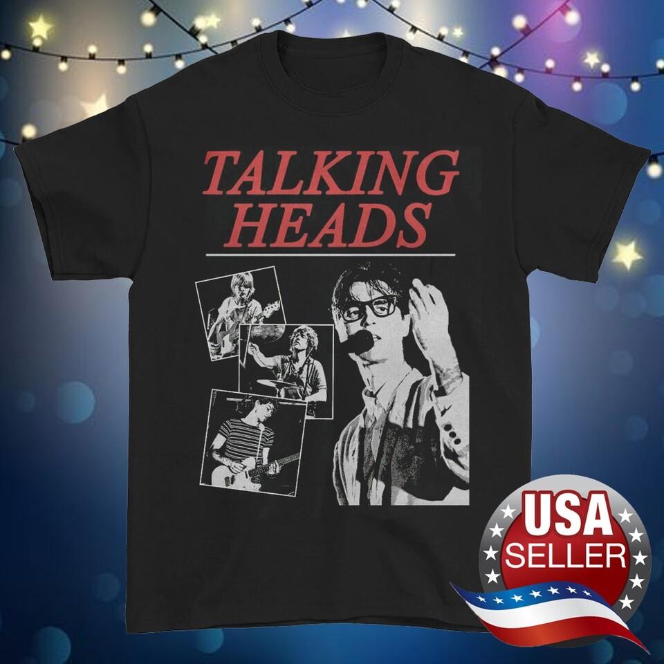 TALKING HEADS band Talking Heads shirt black Tshirt short sleeve S5XL JJ4250 Unisex T-Shirt