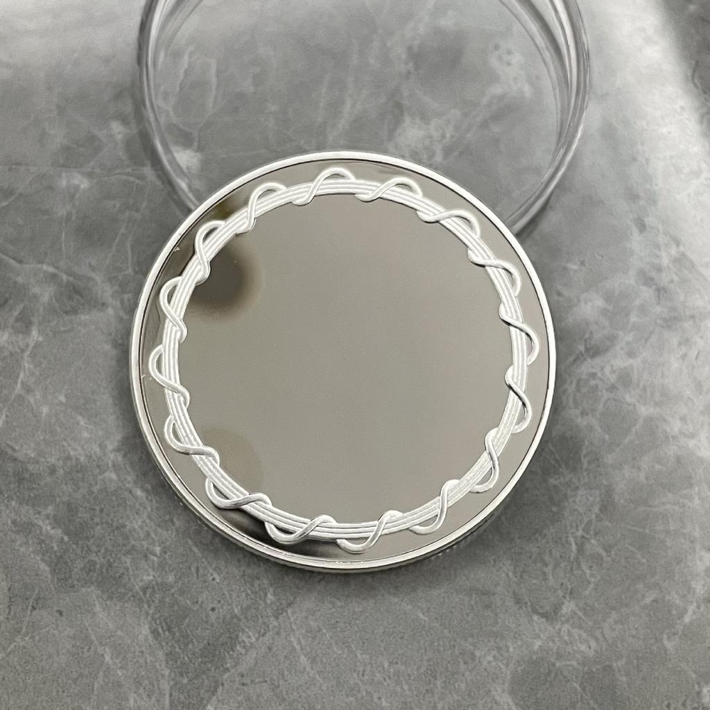 10 шт. пустых монет для гравировки, 1,6-дюймовые заготовки монет для лазерной гравировки для лазерной гравировки, штамповки с защитными коробками для поделок своими руками