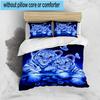 White Tiger Family 3pcs Bedding,Including 1pc Duvet Cover And 2pcs Pillowcases Perfect for Christmas,Ideal for Bedroom, Dormitory