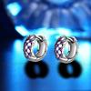 Sace Gems Classic Purple 3A Zircon Earrings for Women Wedding Party Gifts