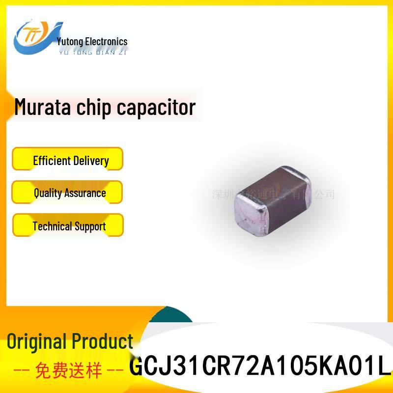 Murata 1206 X7R 1µF 100V 10% Ceramic Chip Capacitor