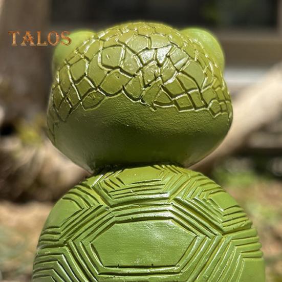 Настольный орнамент Heart-to-Heart Черепаха Смоляный декор 3D Фигурка Черепахи Гостиная Спальня Садовое украшение