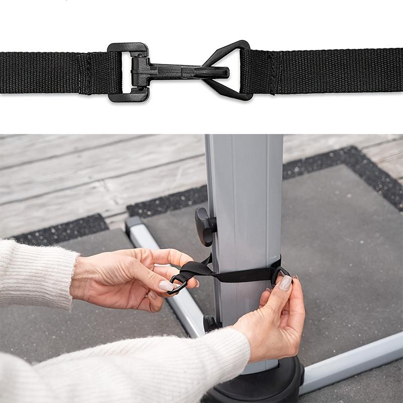 5pcs Fixed Straps for Large Outdoor Umbrella, Wind Protection Fixed Band Wind Lock for Outdoor Cantilever Parasols Adjustable