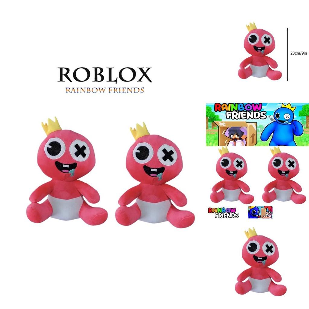 Мягкая плюшевая игрушка Roblox Rainbow Friends нежно-розового цвета, мягкая набивная кукла для обнимания, детский подарок