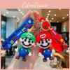 Creative Cartoon Mario Keychain Charming Pvc Decoration For Backpack And Keys