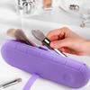 Brush Cleaning Holder Cosmetic Organizer Case Cleaner and Dryer Silicone Storage