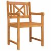 Garden Dining Set 3 pcs Brown Solid Acacia Wood