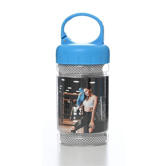 Fitness Towel Bottled Quick-dry Anti-fade Polyester Keep Cooling Microfiber Breathable Towel for Gift