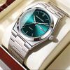 Men's Watch Stainless Steel Double Calendar Waterproof Men's Business Leisure Fashion Quartz Watch