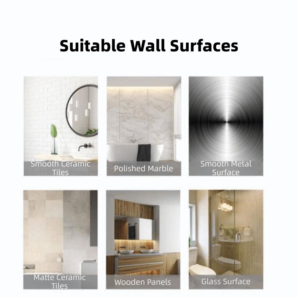 Self-adhesive Toothbrush Storage Rack Wall Mounted Electric Toothbrush Holder  Storage Rack