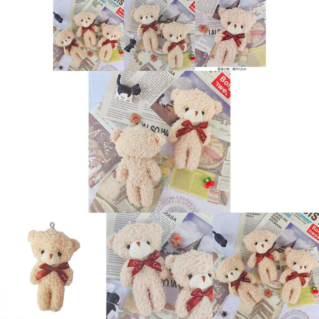 Очаровательный плюшевый мишка, мягкая игрушка с румянцем для милых букетных подарков