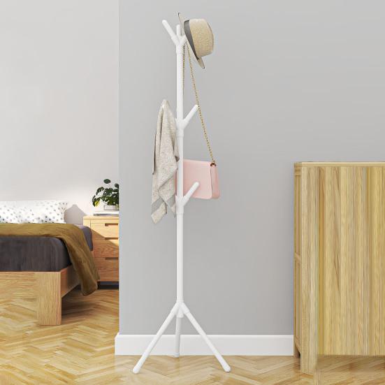 Multi Hook Clothes Rack Stand Coat Hanger High Stability Adjustable Height Easy Assembly Freestanding Clothing Storage Rack