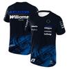 2026 Новая футболка Carlos Sainz 55 Williams Racing Alex Albon 23 Спортивная одежда для улицы Быстросохнущие топы Мужская повседневная одежда Большие размеры Короткий рукав
