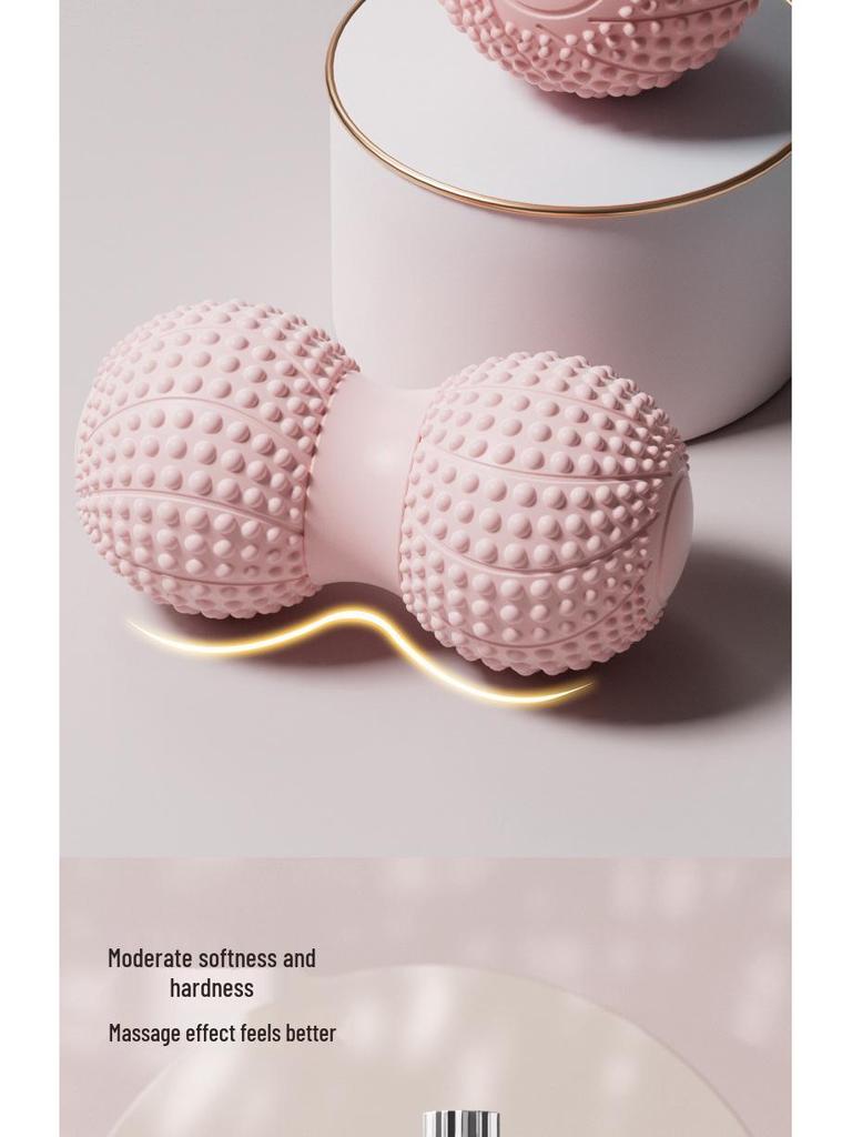 Миофасциальный двойной массажный мяч для стопы, позвоночника, расслабления мышц и стимуляции акупунктурных точек