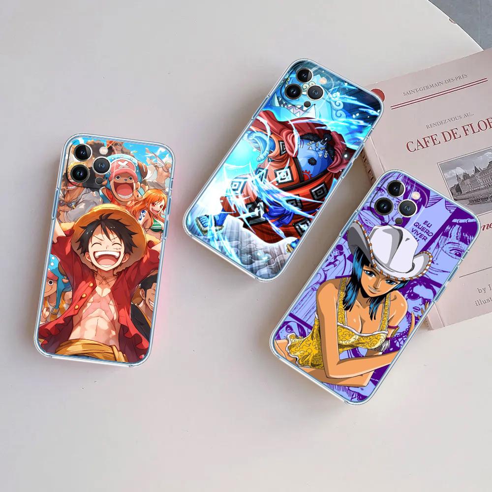 Anime One Piece Soft Shell Transparent Phone Case for Samsung Galaxy A04 A04S A14 A23 A34 A54 M23 M33 M52 M53