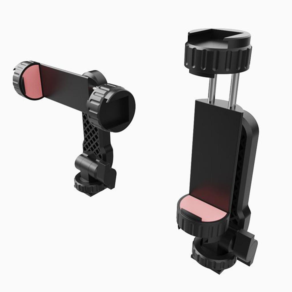 Вращающийся горизонтальный и вертикальный держатель для телефона, многофункциональный аксессуар для телефона, подсветка монитора, штатив, зажим