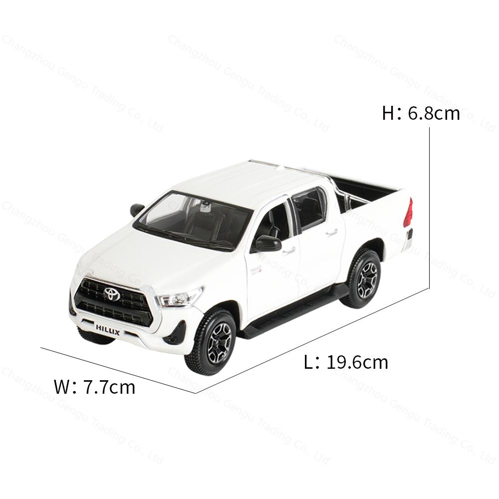 Майсто 1:27 Toyota Hilux Статические литые модели автомобилей Коллекционные игрушечные модели автомобилей