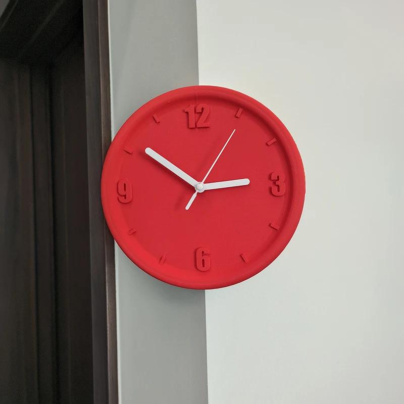 Modern Corner Wall Clock Living Room Elegant Digital Clocks Mechanism Silent Bedroom DIY Watch Luxury Interior Ornaments Minimalist Decoration