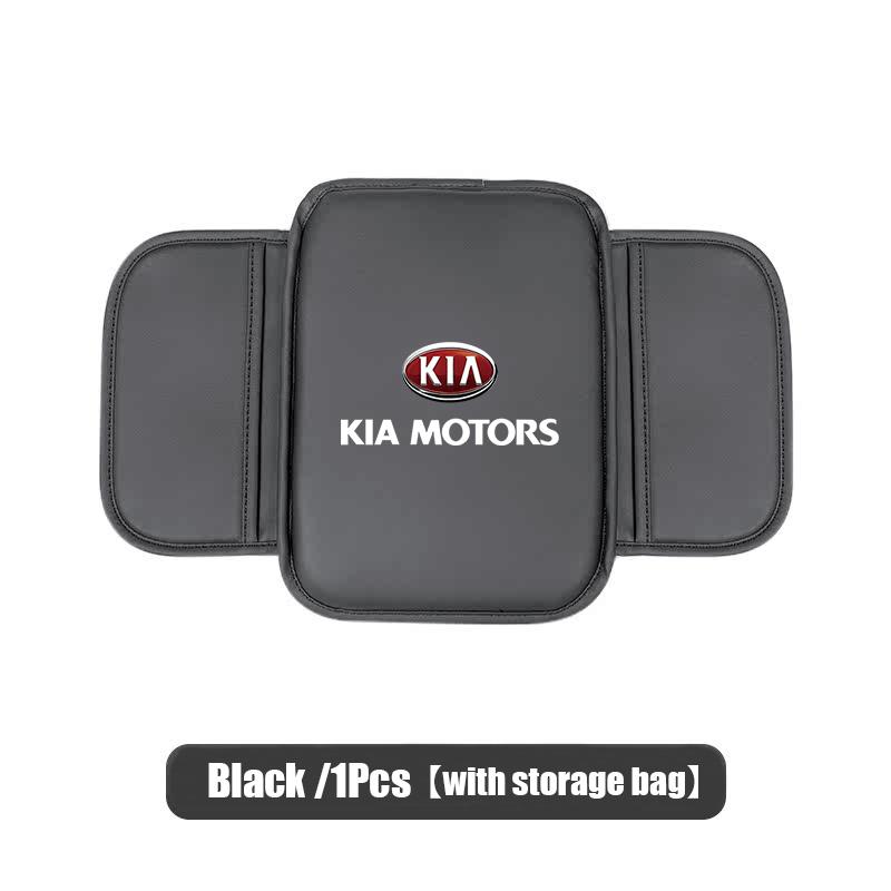 Car Armrest Box Cushion Protection Mat Storage Pocket Accessories For KIA Carnival Niro EV9 K8 Forte Cerato Sportage Ray EV