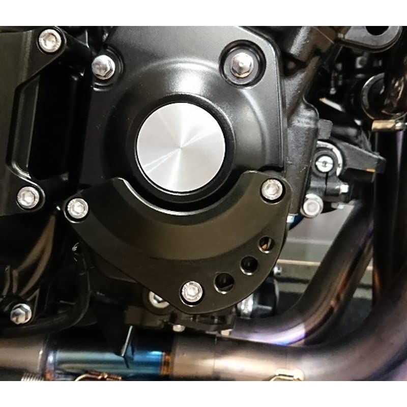 Крышка двигателя мотоцикла Слайдер двигателя Защита двигателя Подходит для Kawasaki Z900 Z900RS Z900RSCAFE Все модели (Серебряный)