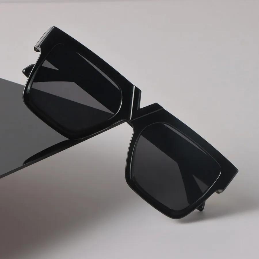 Luxury Sunglasses Women Men Brand Mirror Female Male Retro Black Colors Square Sun Glasses Designer