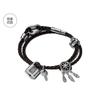 Pandora Braided Design Bracelet Women's Black B802501