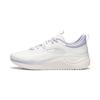 Li Ning Easy Fit V2 Soft Resilient Breathable Shock Absorbing Durable Low Top Casual Running Shoes Women Sneaker White Purple ARSU002-1