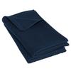 Bloom Gauze Bath Set of Senshu Cotton Japanese-Made Towels, 2, Speed-Dry Towels, Quick-Drying, Lightweight, Thin, 100% (Navy)