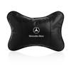Car Seat Headrest Auto Logo Neck Pillow Car Accessories For Mercedes-Benz AMG C500 C200 C300 A B C E GLA CLA GLK GL ML GLE W204 W205 W203 W211