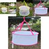 Foldable Clothes Drying Mesh Basket With Large Diameter For Sweaters And Underwear Drying