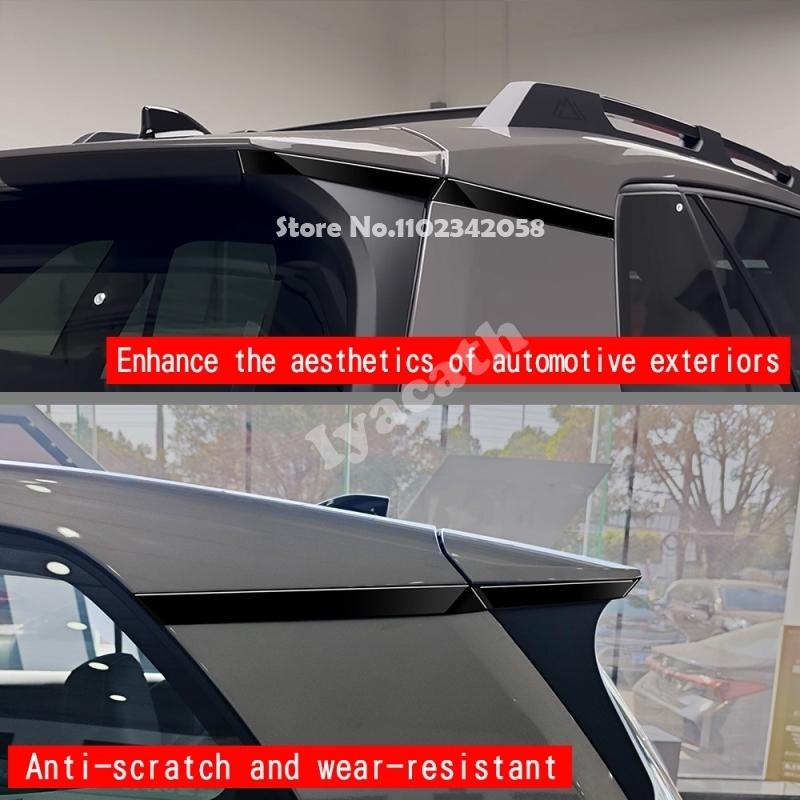 ДЛЯ TOYOTA RAV4 RAV 4 2026 2027 ABS углеродное волокно Автомобильный задний спойлер на крышу Спойлер на багажник Покрашенный задний спойлер Накладка Внешние аксессуары