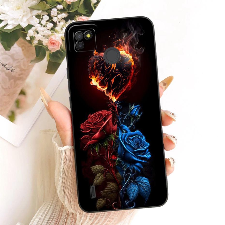 Cute Printed Phone Case For Tecno Pop 4 Air / Pop 4 LTE Soft Silicone Shockproof Cases For Tecno Pop4 Lte 4Air Covers Bumpers