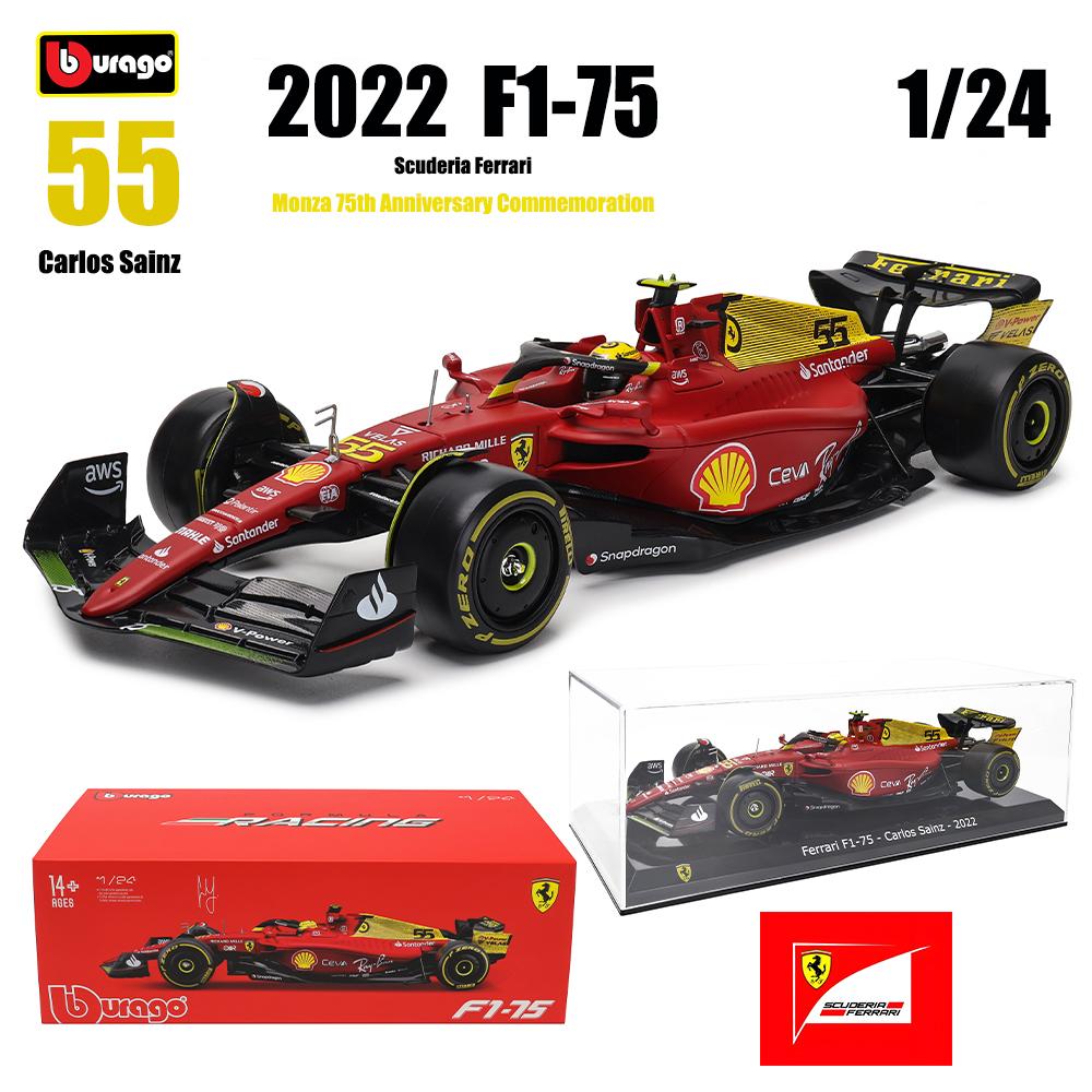 Ббураго 1:24 2022~2025 F1 Феррари SF23 Ред Булл RB19 RB18 Мерседес Бенц W14 Макларен MCL38 металлический модель автомобиля игрушка серия коллекция