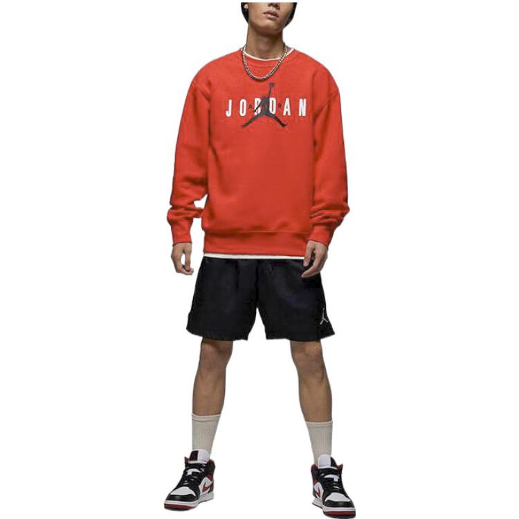 Мужская флисовая толстовка Air Jordan Красная FD9938-671